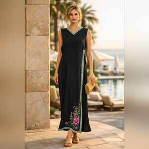 Diane Gilman Black Silk Garment